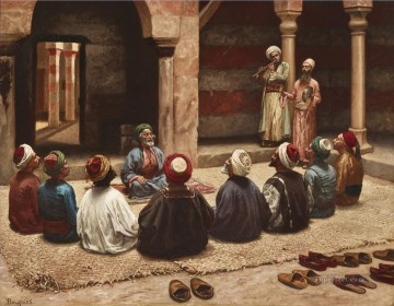 宗教的 Painting - DHIKR by Eugene Baugnies イスラム